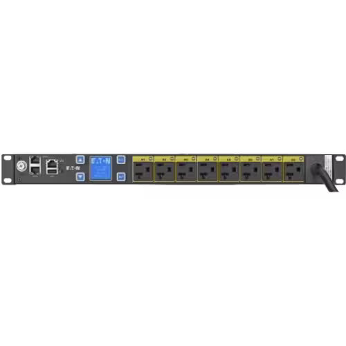 Eaton Managed Rack PDU 1U 120V Single-Phase - 5-20P L5-20P Power Distribution Unit | EMAT09-10