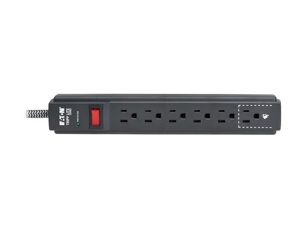 Eaton Protect It 6-Outlet Surge Protector 1200 Joules for Home Office