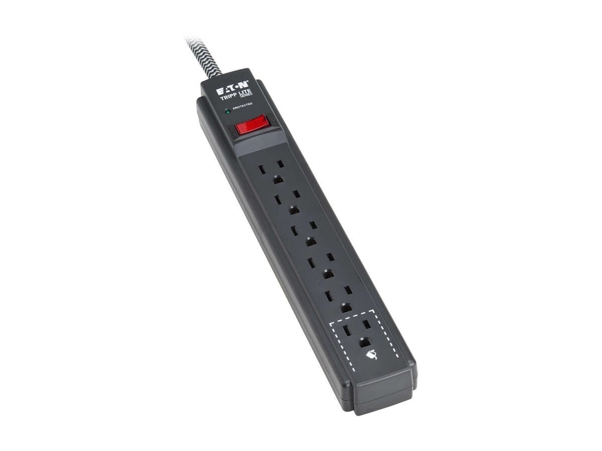 Eaton Protect It 6-Outlet Surge Protector 1200 Joules for Home Office