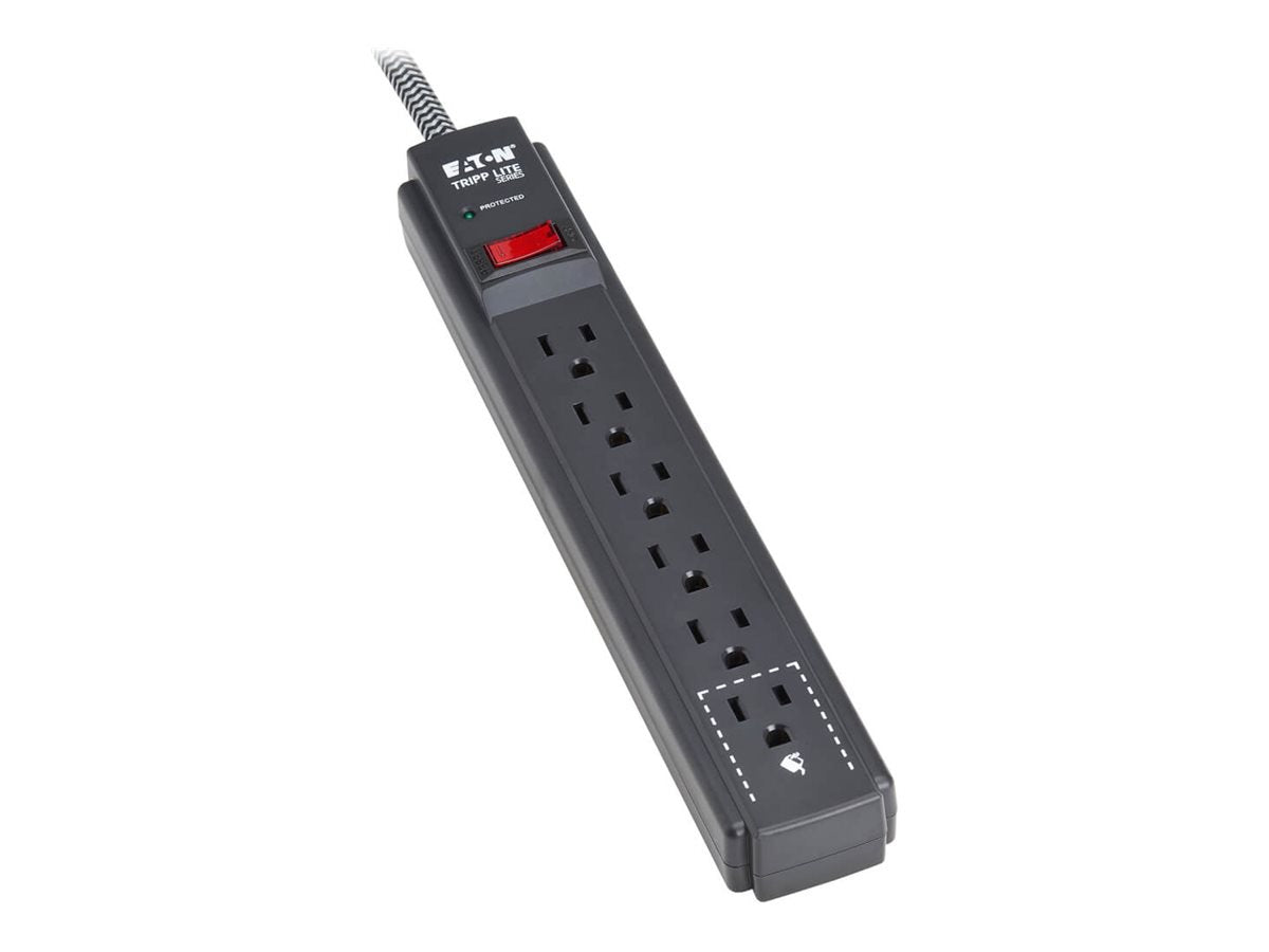 Eaton Protect It 6-Outlet Surge Protector 1200 Joules for Home Office