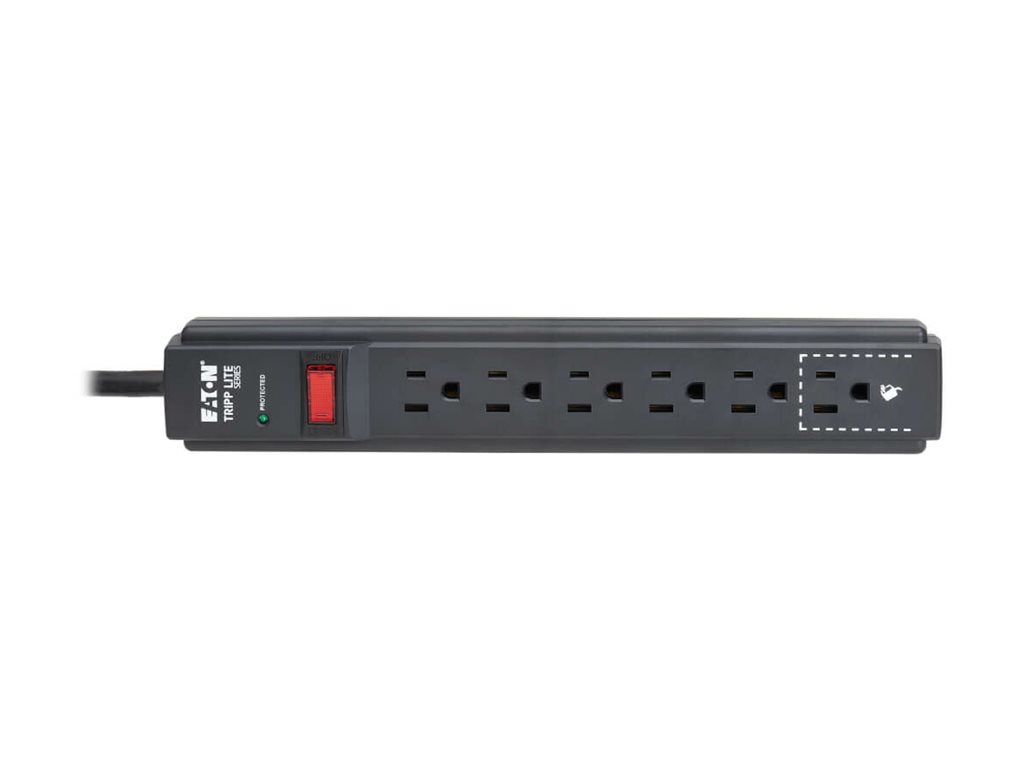 Eaton Protect It 6-Outlet Surge Protector 600J for Home & Office