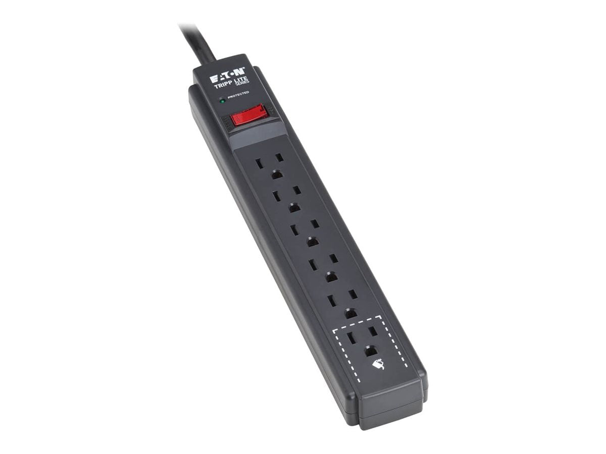 Eaton Protect It 6-Outlet Surge Protector 600J for Home & Office