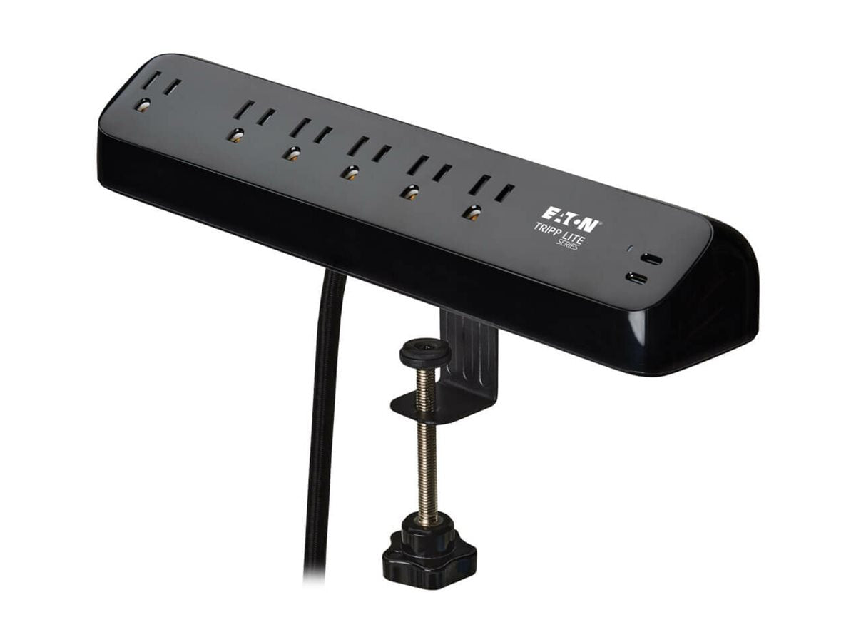 Eaton Protect It 6-Outlet Surge Protector with 2 USB-C Fast Charging Ports