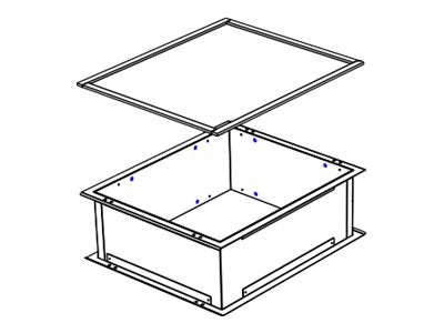 Eaton - Rack chimney - black