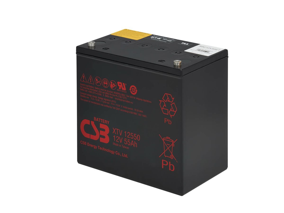 Eaton Tripp Lite 12V DC Battery Module for RBC12V55ET UPS – Extended Runtime, TAA Compliant