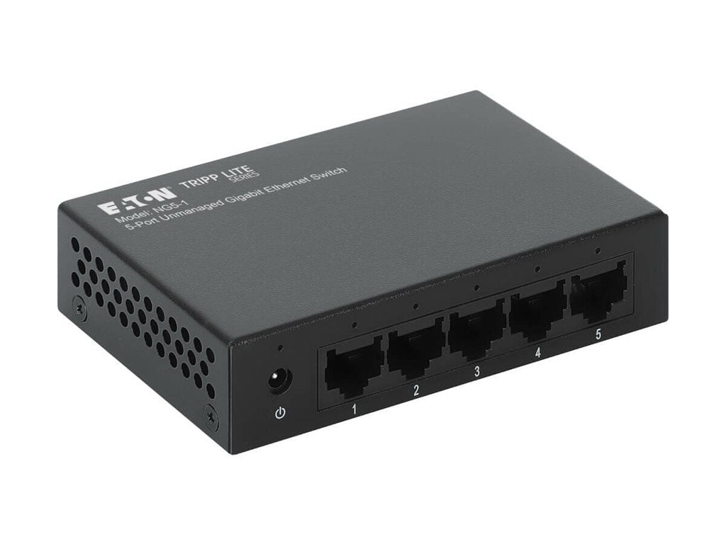 Eaton Tripp Lite NG5-1 5-Port Gigabit Desktop Switch for Home & Office