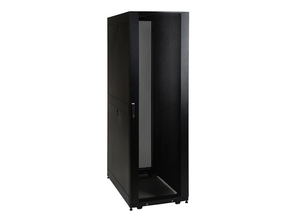 Eaton Tripp Lite Series 42U Rack Enclosure Server Cabinet Knock-Down w/ Doors & Sides - Rack cabinet - black - 42U - 19",Eaton SR42UBND