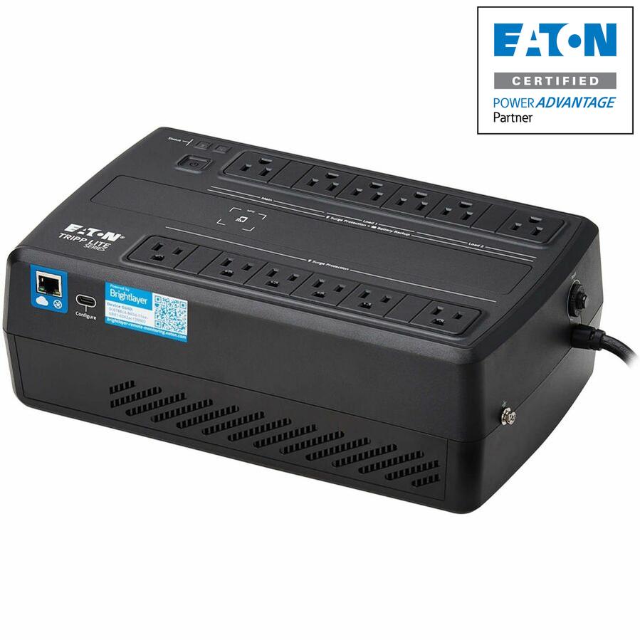 Eaton Tripp Lite Series 750VA 450W 120V Line-Interactive Cloud-Connected UPS with Remote AVR750UNC