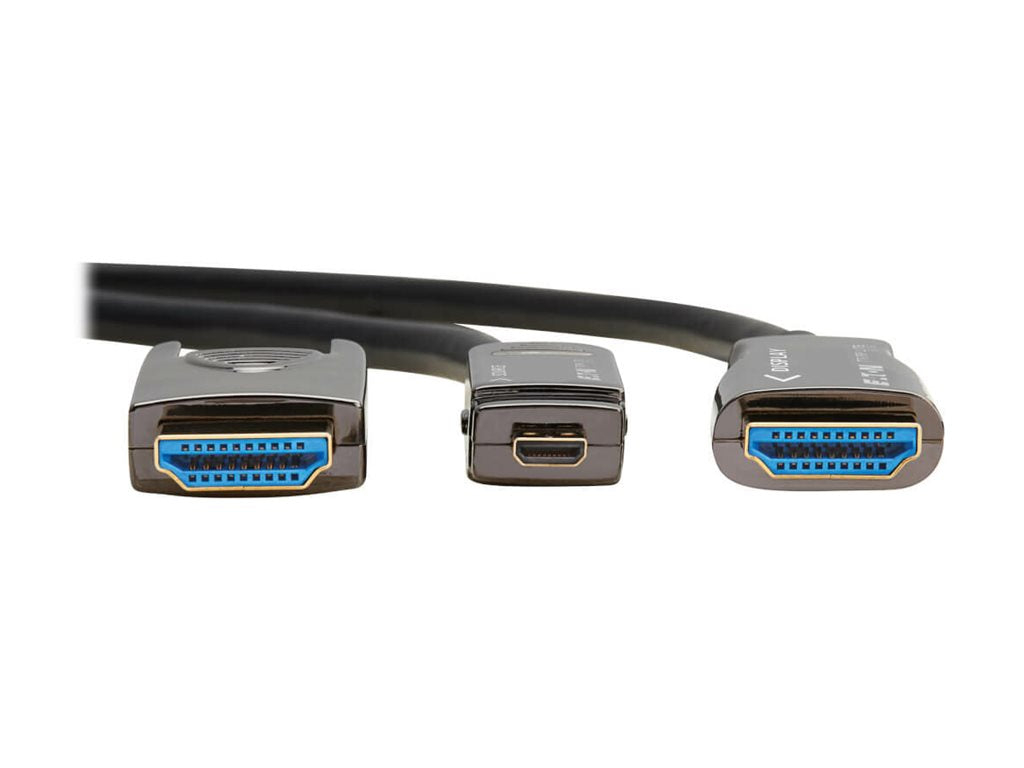 Eaton Tripp Lite Series 8K HDMI Fiber Active Optical Cable (AOC) - 8K UHD @ 60 Hz, HDR, Detachable Connector, M/M, Black, 20 P568FM-20M-8K6