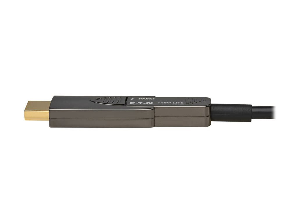Eaton Tripp Lite Series 8K HDMI Fiber Active Optical Cable (AOC) - 8K UHD @ 60 Hz, HDR, Detachable Connector, M/M, Black, 20 P568FM-20M-8K6