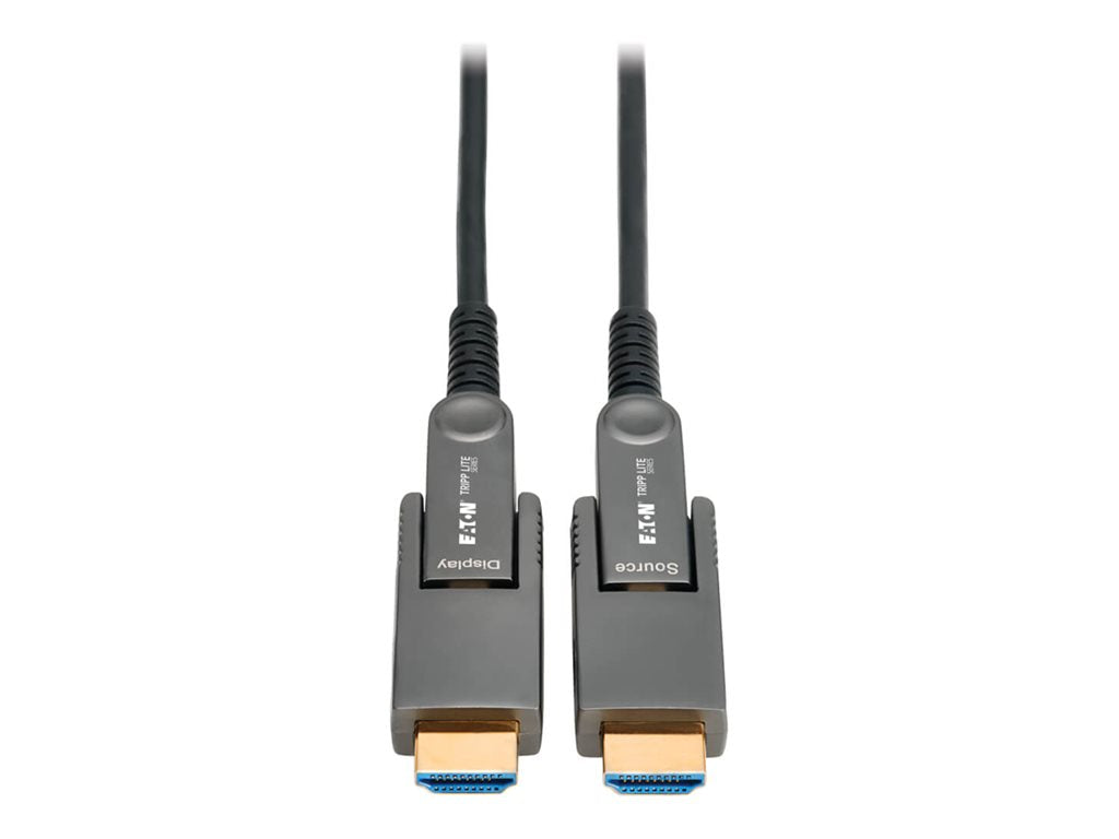 Eaton Tripp Lite Series 8K HDMI Fiber Active Optical Cable with Detachable Connectors M/M 8K 60Hz Black 10M - HDMI cable - HDMI P568FMM-10M-8K6