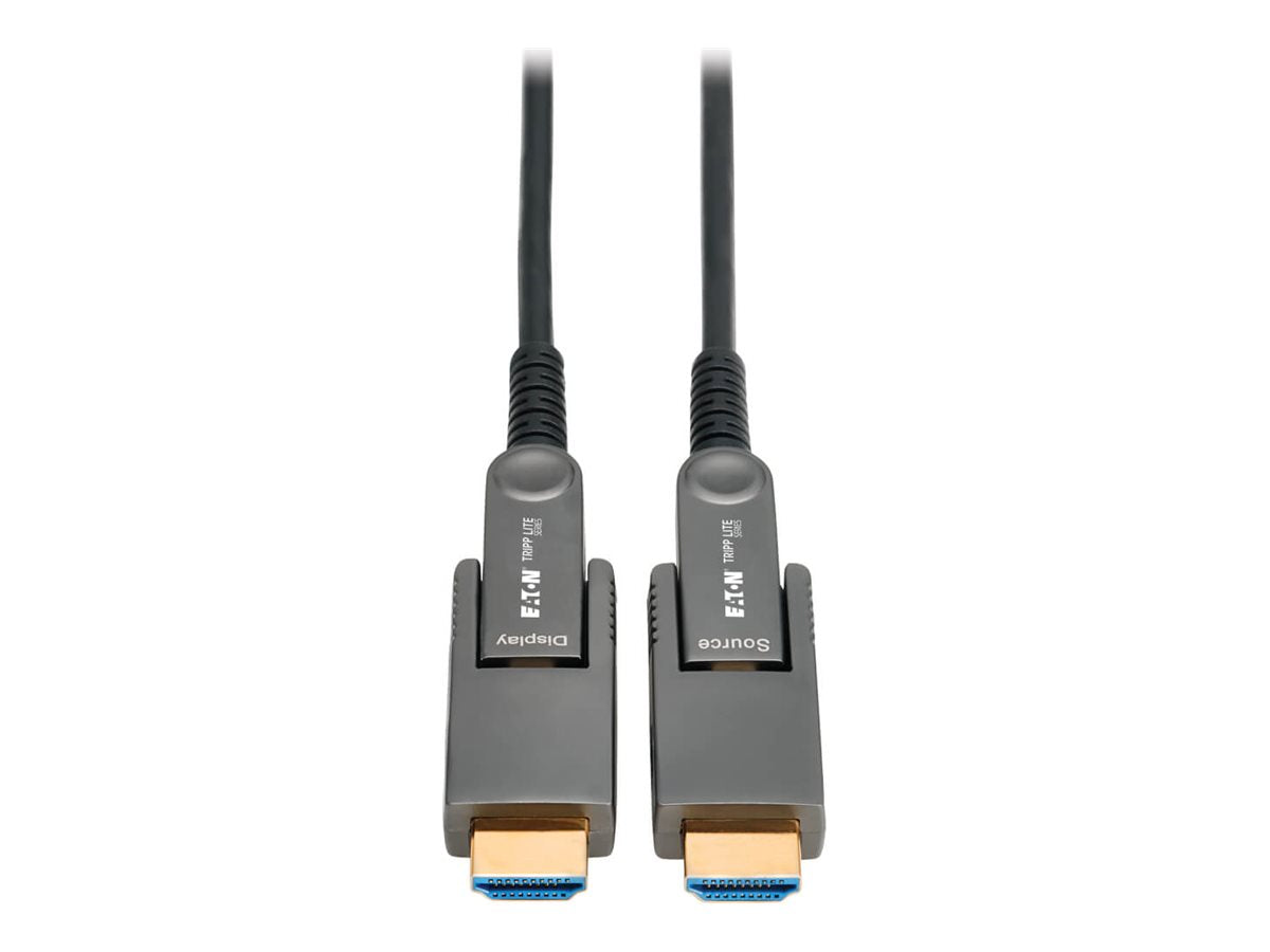 Eaton Tripp Lite Series 8K HDMI Fiber Active Optical Cable with Detachable Connectors M/M 8K 60Hz Black 10M - HDMI cable - HDMI P568FMM-10M-8K6