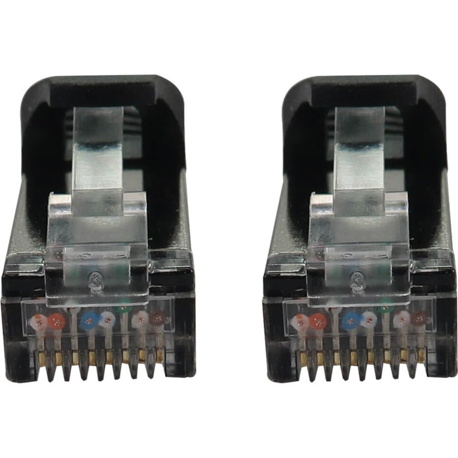 Eaton Tripp Lite Series Cat6a 10G Snagless Shielded Slim STP Ethernet Cable (RJ45 M/M), PoE, Black, 6 ft. (1.8 m) N262-S06-BK