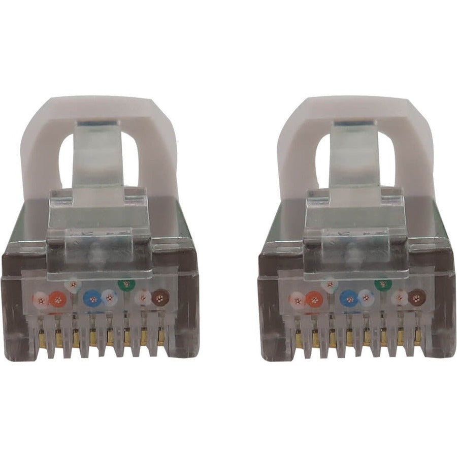Eaton Tripp Lite Series Cat6a 10G Snagless Shielded Slim STP Ethernet Cable (RJ45 M/M), PoE, White, 6 ft. (1.8 m) N262-S06-WH