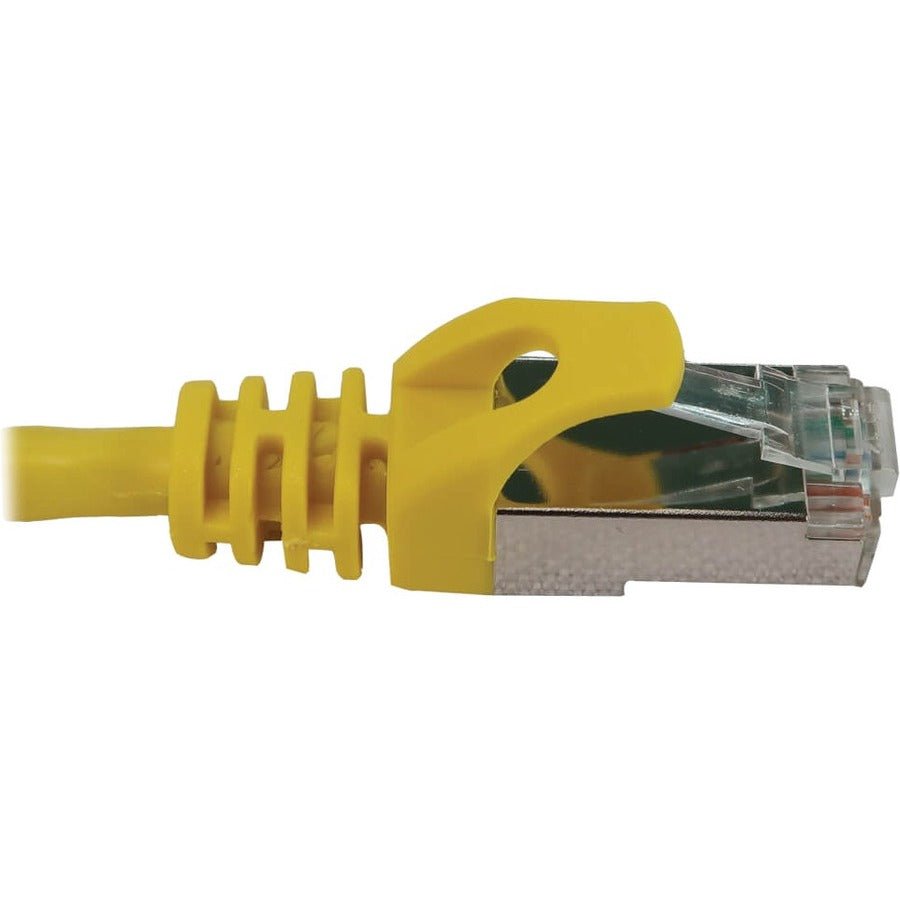 Eaton Tripp Lite Series Cat6a 10G Snagless Shielded Slim STP Ethernet Cable (RJ45 M/M), PoE, Yellow, 5 ft. (1.5 m) N262-S05-YW