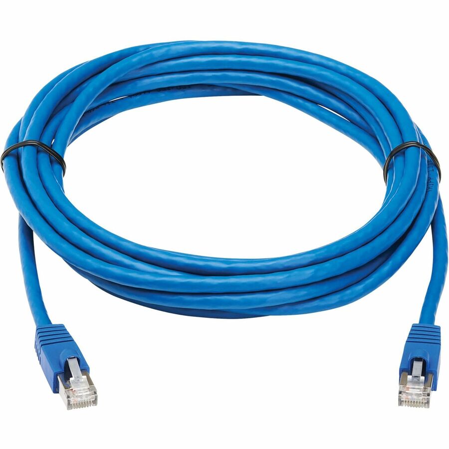 Eaton Tripp Lite Series Cat8 40G Snagless SSTP Ethernet Cable (RJ45 M/M), PoE, Blue, 15 N272-F15-BL