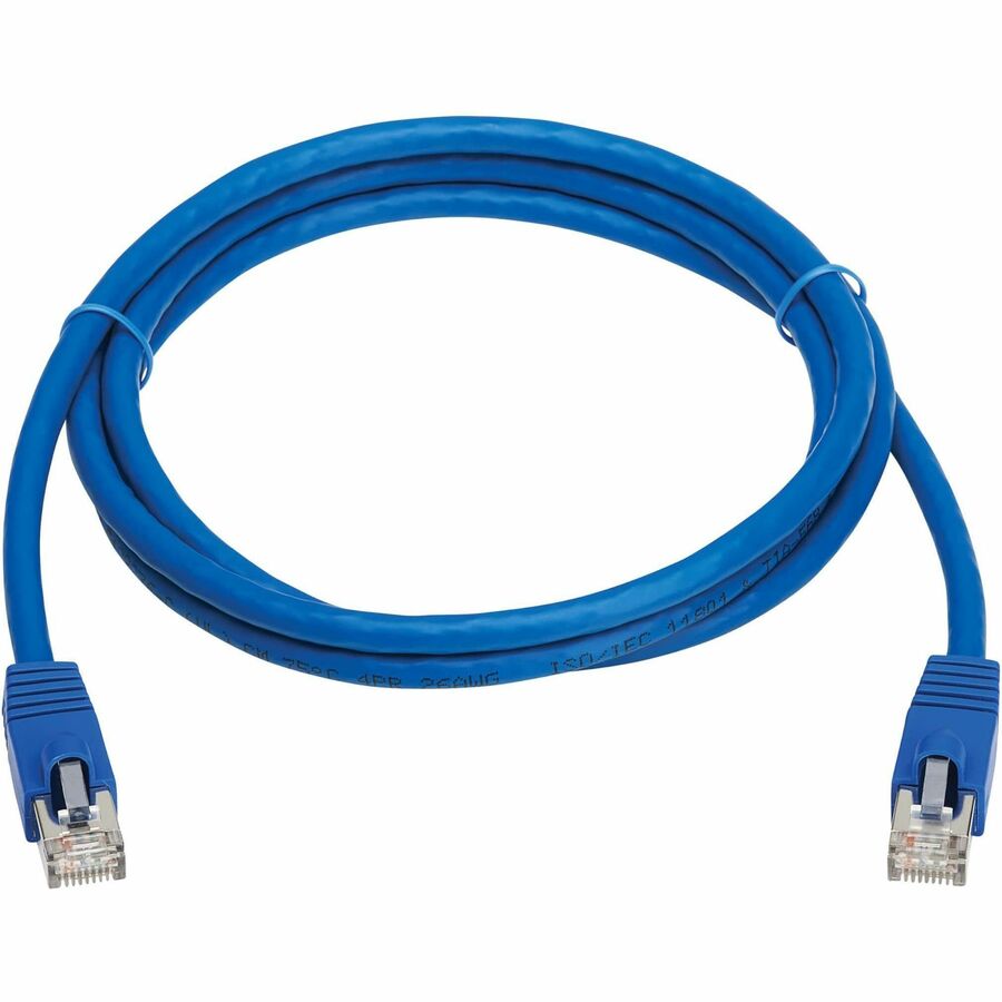 Eaton Tripp Lite Series Cat8 40G Snagless SSTP Ethernet Cable (RJ45 M/M), PoE, Blue, 6 ft. N272-F06-BL