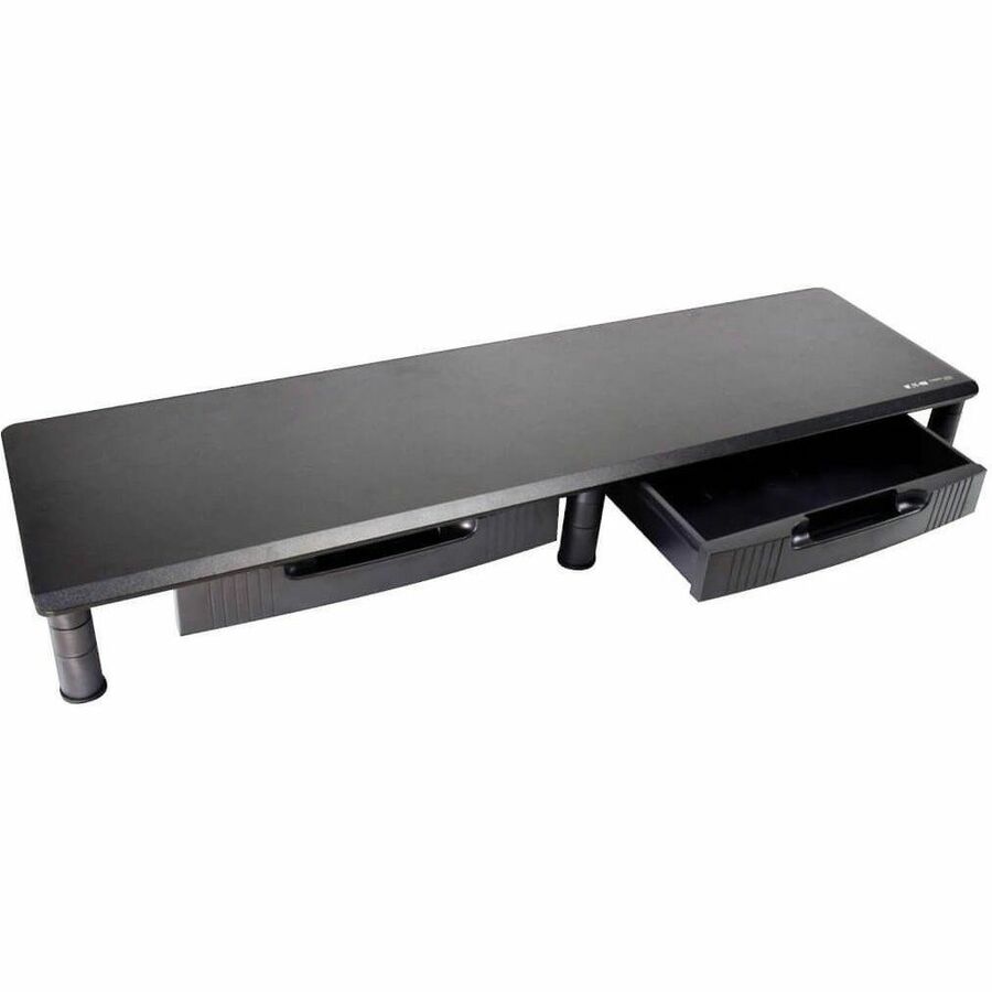 Eaton Tripp Lite Series Extra-Wide Dual-Monitor Riser with Storage Drawers, 39 x 11 in., MR4011DTAA