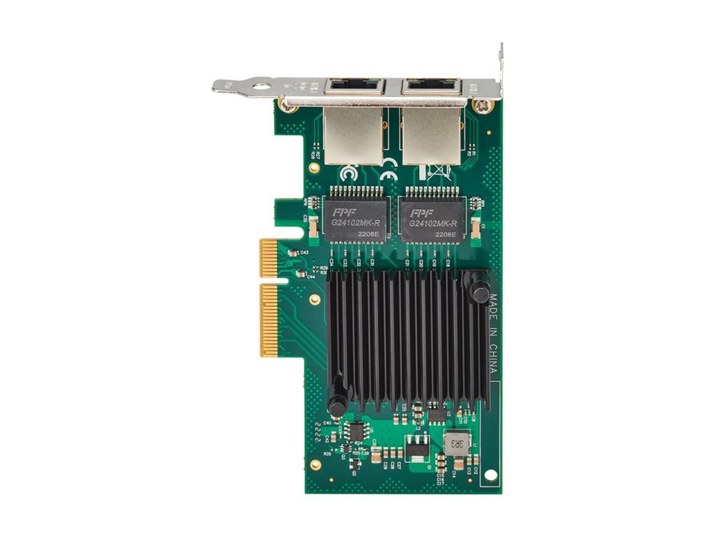 Eaton Tripp Lite Series Gigabit Ethernet PCI Express (PCIe x4) Network Interface Card 2-Port (NIC) I350-T2 - Network adapter PCE-1G-02-NIC