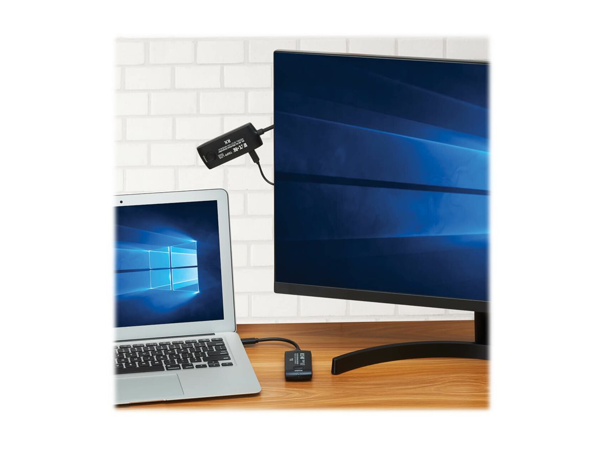 Eaton Tripp Lite Series HDMI over Wireless Extender Kit, USB Type-C Mini Transmitter and HDMI Mini Receiver, 4K 60Hz, 65ft (20M)- B127-1A1-WHD4CH