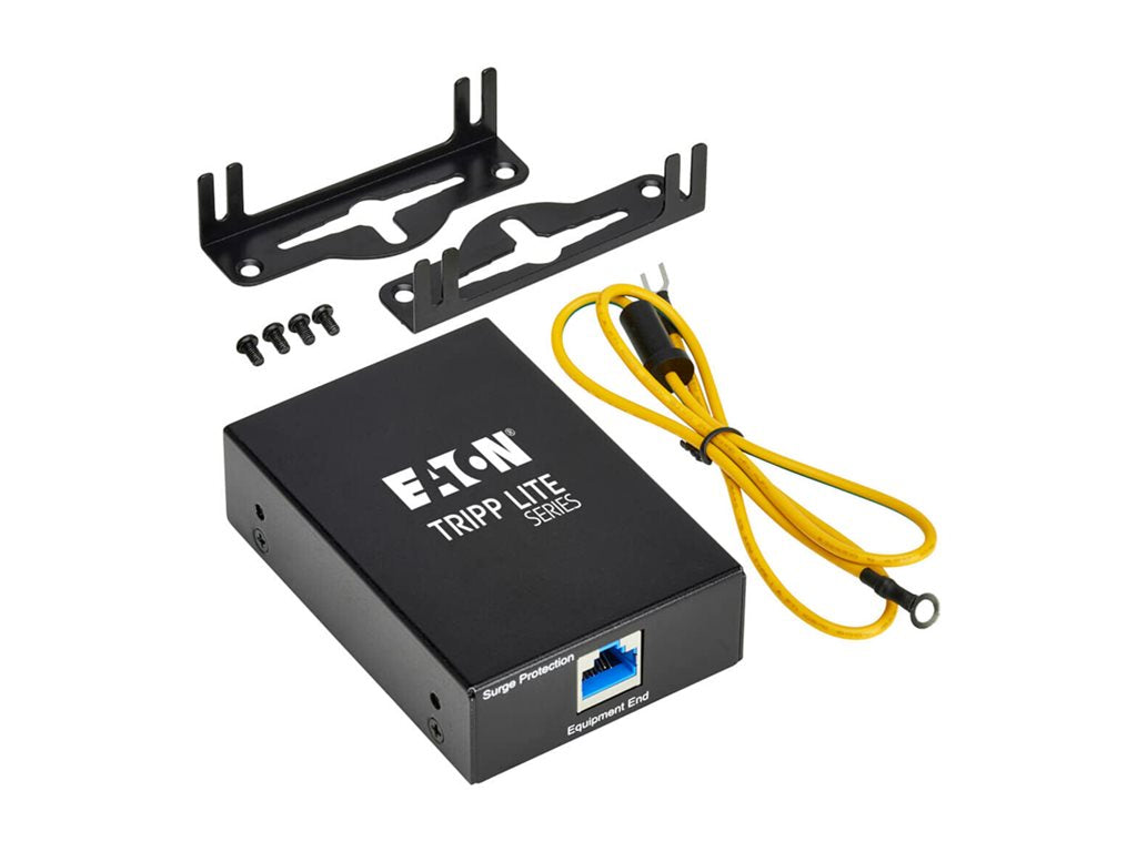 Eaton Tripp Lite Series In-Line PoE Surge Protector - 1 Gbps, IEC Compliant, TAA - PoE surge protector - output connectors: 1 B110-SP-POE-1