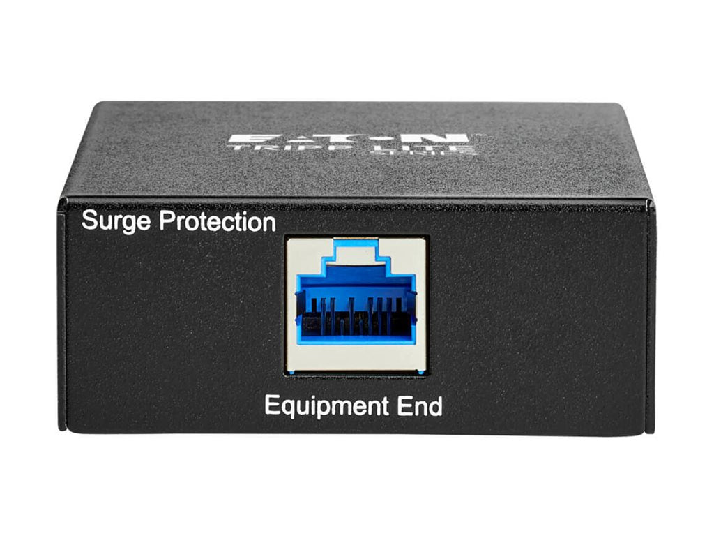 Eaton Tripp Lite Series In-Line PoE Surge Protector - 1 Gbps, IEC Compliant, TAA - PoE surge protector - output connectors: 1 B110-SP-POE-1