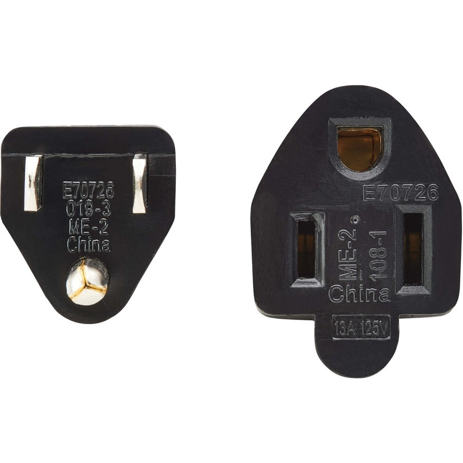 Eaton Tripp Lite Series Power Extension Cord, NEMA 5-15P to NEMA 5-15R - 13A, 120V, 16 AWG, 3 ft. (0.9 m), Black P022-003-13A