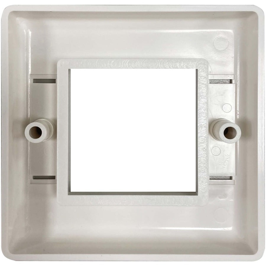 Eaton Tripp Lite Series Single-Gang European-Style Gang Frame for Insert Modules, White, TAA N042E-WF1