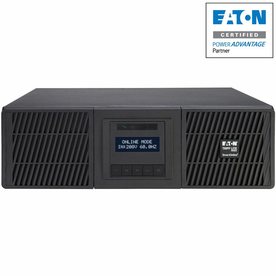 Eaton Tripp Lite Series SmartOnline 6000VA 5400W 208V Online Double-Conversion UPS with SU6000RTMB