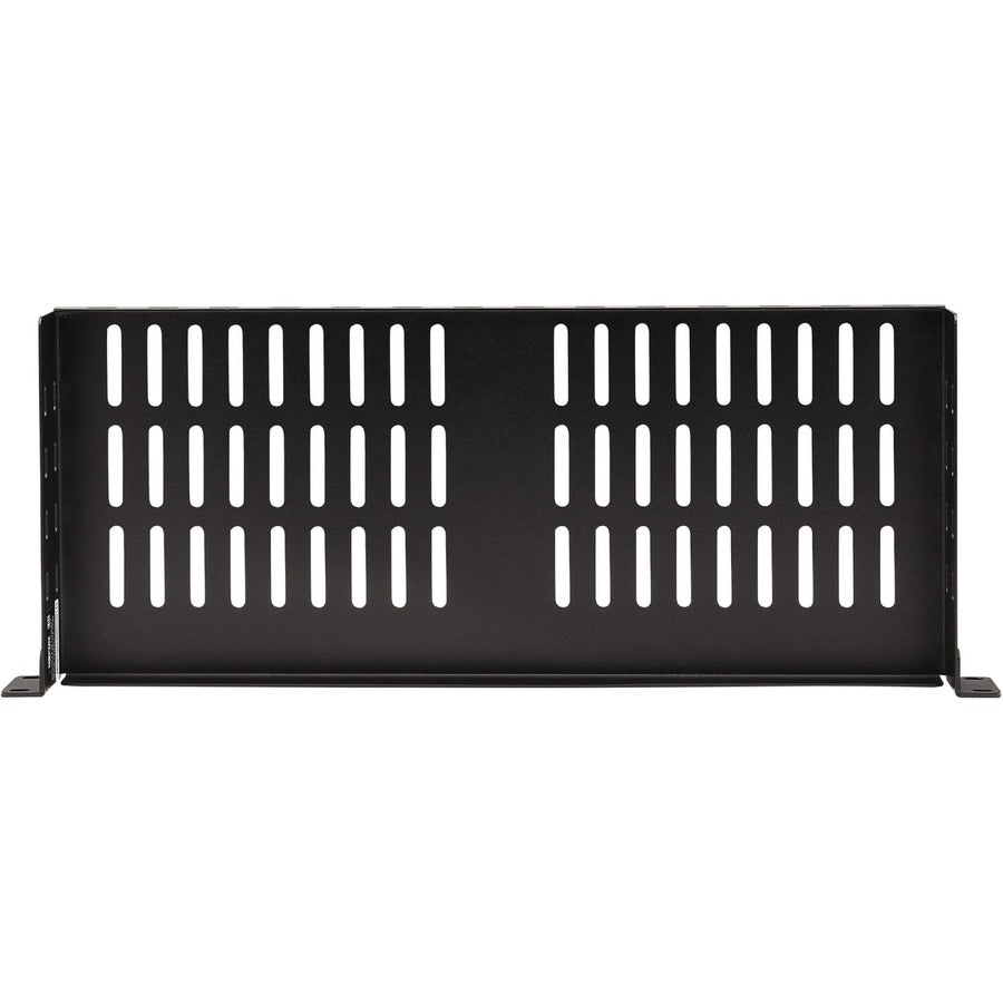Eaton Tripp Lite Series SmartRack Cantilever Fixed Steel Rack Shelf - 1U, Vented, 7 in. (17.8 cm) Deep, Holds up to 40 lb. (18 kg) SRSHELF2P1USHRT