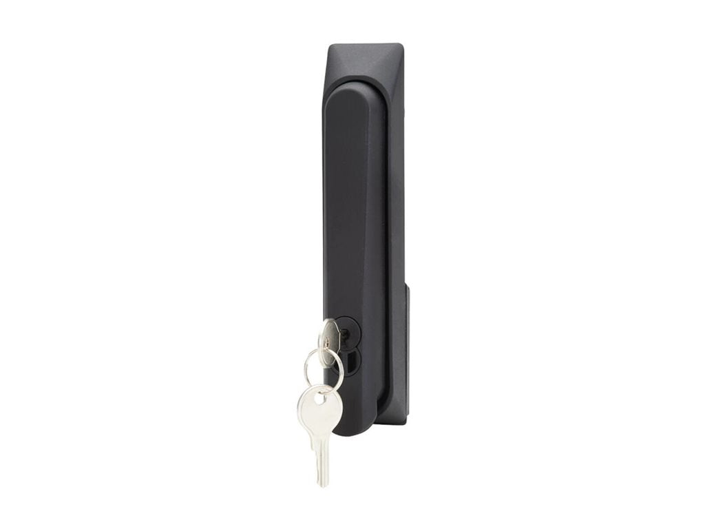 Eaton Tripp Lite Series SmartRack Locking Door Handle for Server Rack Cabinets Front and Back Doors, SFIC Lock Core 2 Keys - SRHANDLESFIC