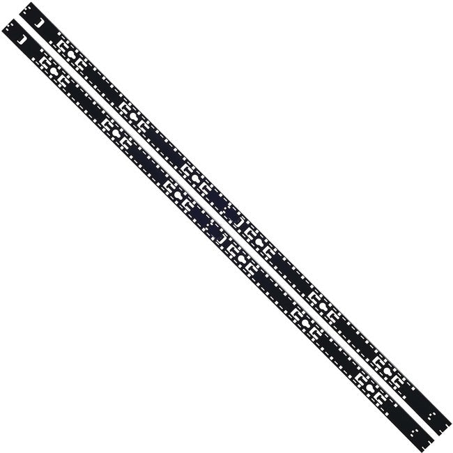 Eaton Tripp Lite Series SmartRack Rack Enclosure Single-Width Vertical Equipment Management Bars, 48U, 1 Pair SRVRTBAR48SGL