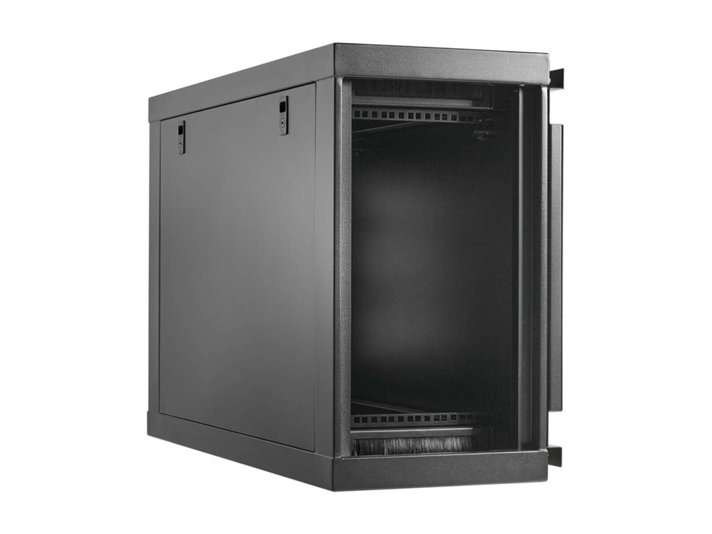 Eaton Tripp Lite Series SmartRack Wall-Mount Mini Rack Enclosure 6U Low-Profile Side-Mount Black - Rack cabinet - low-profile, SRW6USM