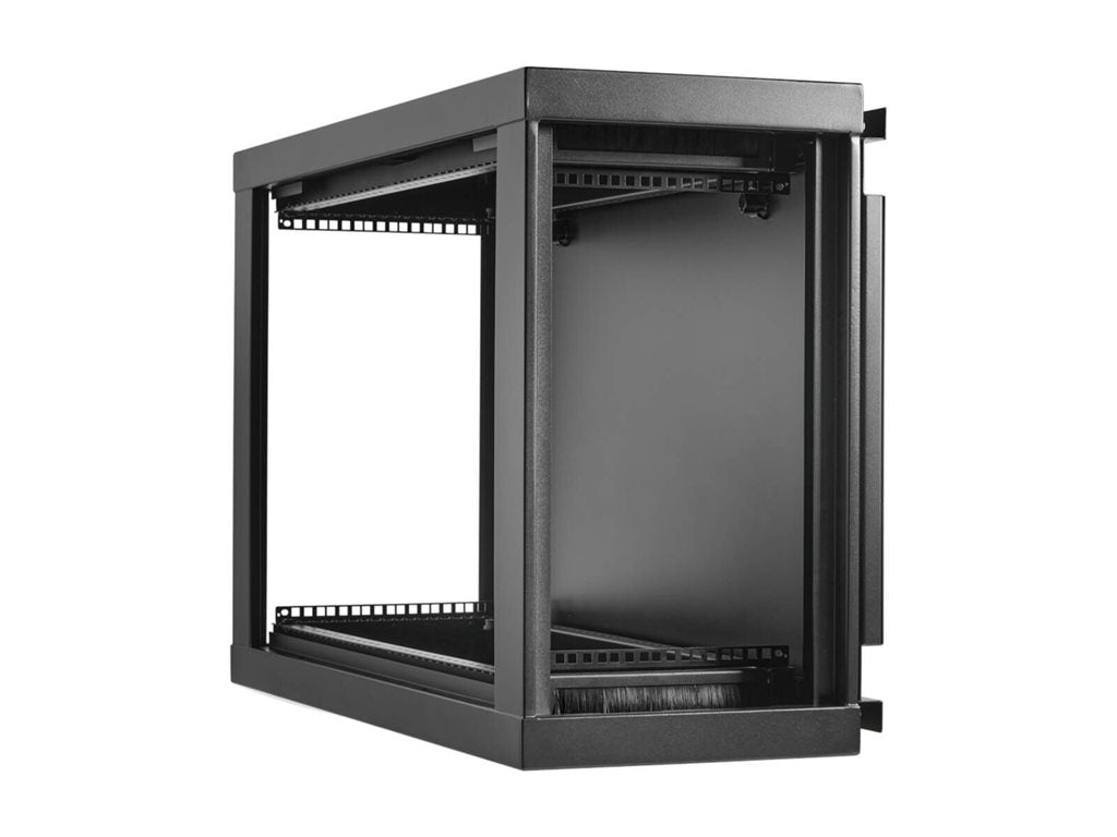 Eaton Tripp Lite Series SmartRack Wall-Mount Mini Rack Enclosure 6U Low-Profile Side-Mount Black - Rack cabinet - low-profile, SRW6USM