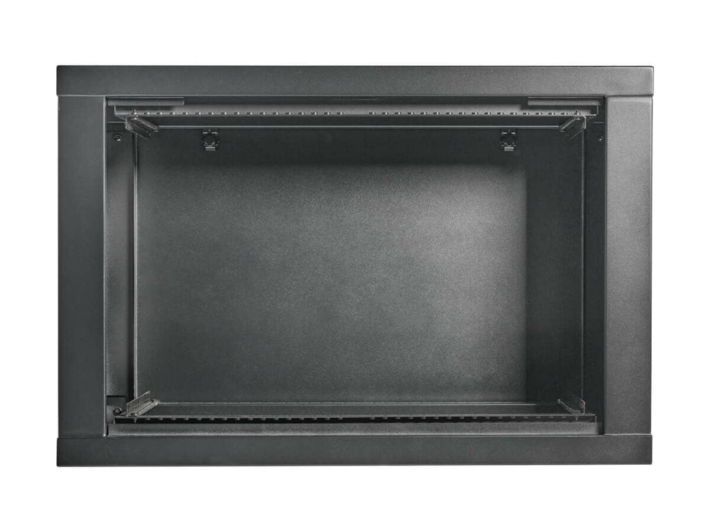 Eaton Tripp Lite Series SmartRack Wall-Mount Mini Rack Enclosure 6U Low-Profile Side-Mount Black - Rack cabinet - low-profile, SRW6USM