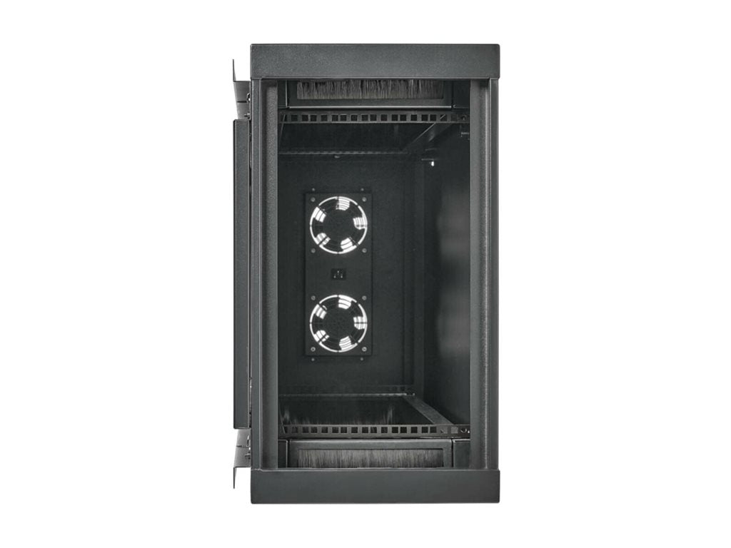 Eaton Tripp Lite Series SmartRack Wall-Mount Mini Rack Enclosure 6U Low-Profile Side-Mount Black - Rack cabinet - low-profile, SRW6USM