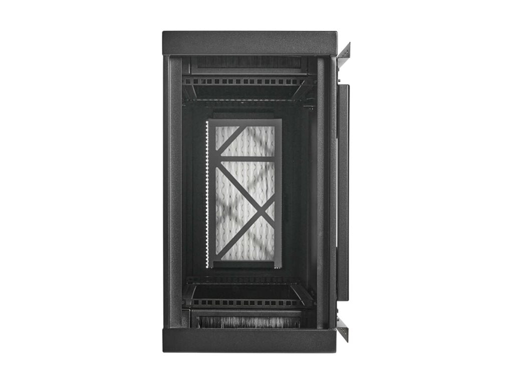 Eaton Tripp Lite Series SmartRack Wall-Mount Mini Rack Enclosure 6U Low-Profile Side-Mount Black - Rack cabinet - low-profile, SRW6USM