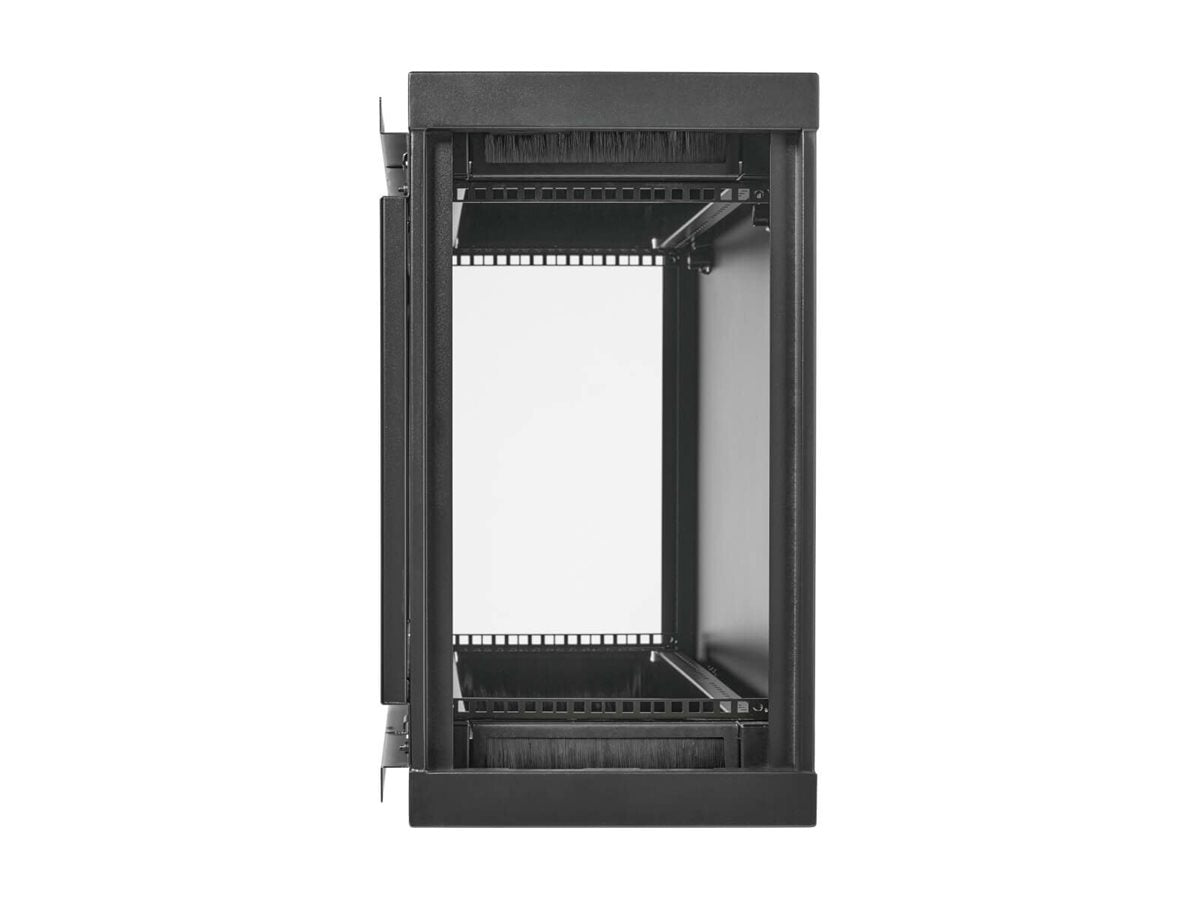 Eaton Tripp Lite Series SmartRack Wall-Mount Mini Rack Enclosure 6U Low-Profile Side-Mount Black - Rack cabinet - low-profile, SRW6USM
