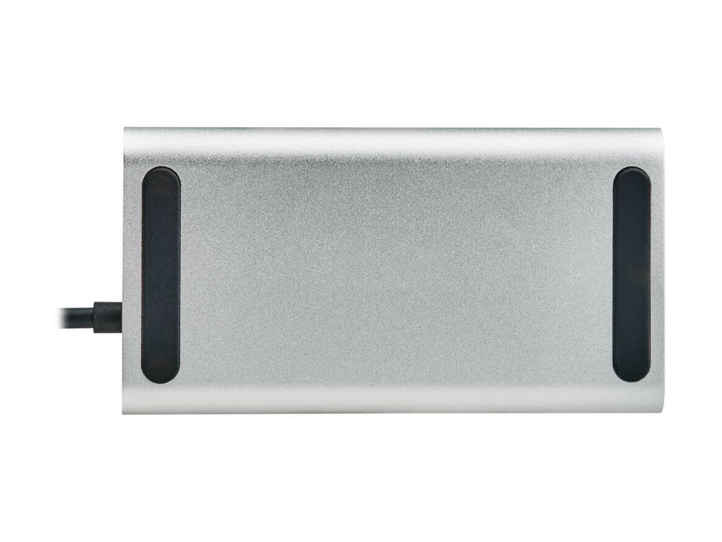 Eaton Tripp Lite Series USB-C Adapter, Dual Display - 4K 60 Hz HDMI, 100W PD Passthrough, Silver - Adapter - TAA Compliant - U444-2H-DL