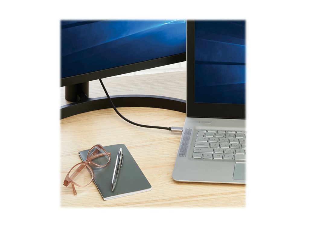 Eaton Tripp Lite Series USB-C to DisplayPort Active Adapter Cable M/M 8K 60Hz 4K 144Hz HDR 4:4:4 HDCP 2.3 Black 3ft - Adapter U444-003-DP8K6