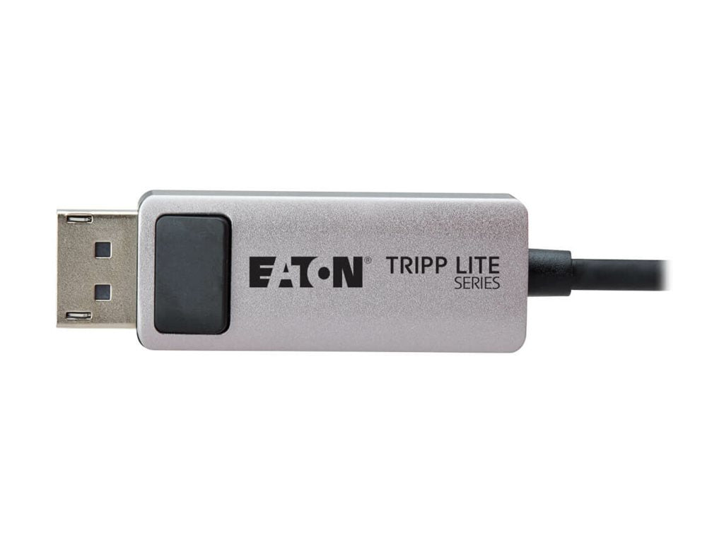 Eaton Tripp Lite Series USB-C to DisplayPort Active Adapter Cable M/M 8K 60Hz 4K 144Hz HDR 4:4:4 HDCP 2.3 Black 6ft - Adapter U444-006-DP8K6
