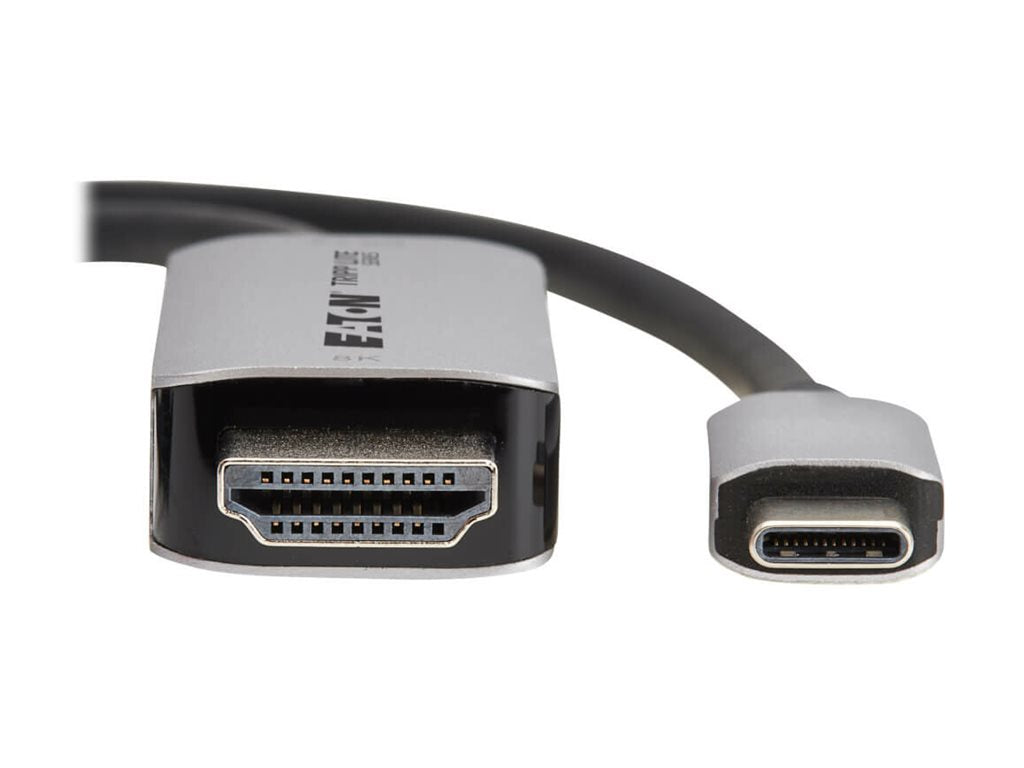 Eaton Tripp Lite Series USB-C to HDMI Active Adapter Cable M/M 8K60 Hz 4K 144Hz HDR 4:4:4 HDCP 2.3 Black 3ft - Adapter cable U444-003-H8K6