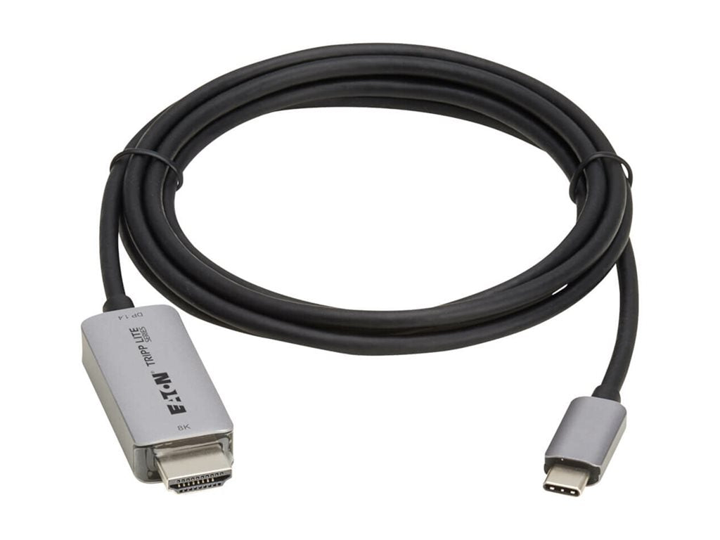 Eaton Tripp Lite Series USB-C to HDMI Active Adapter Cable M/M 8K60 Hz 4K 144Hz HDR 4:4:4 HDCP 2.3 Black 6ft - Adapter cable U444-006-H8K6
