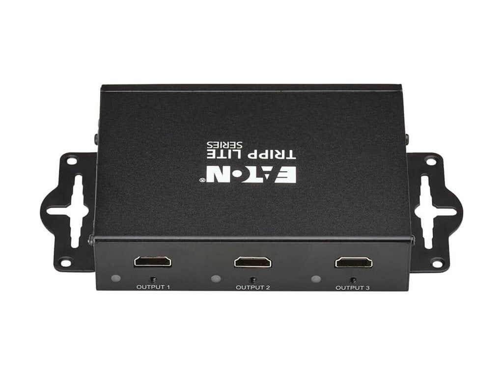 Eaton Tripp Lite series DisplayPort to HDMI 3-Port Multi-Monitor Splitter 8K/4K 60Hz DP 1.4 TAA - Video/audio splitter - 3 x B156-003-H8K