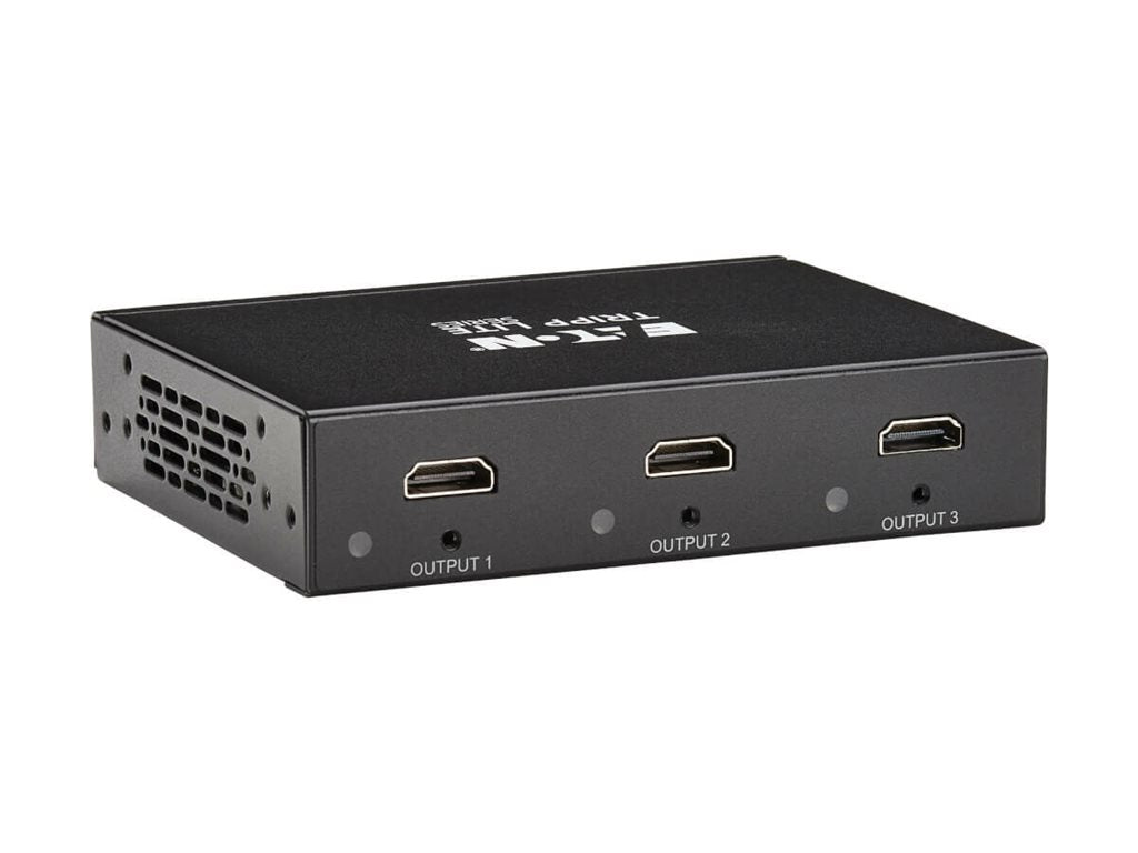 Eaton Tripp Lite series DisplayPort to HDMI 3-Port Multi-Monitor Splitter 8K/4K 60Hz DP 1.4 TAA - Video/audio splitter - 3 x B156-003-H8K