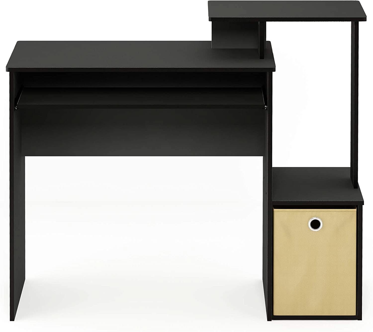 Econ Multipurpose Home Office Writing Desk Black Brown