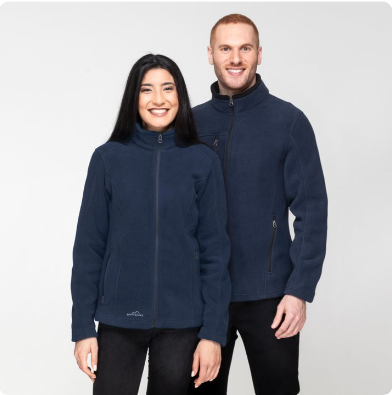 Eddie Bauer® Full-Zip Fleece Jacket – Cozy Warmth, Everyday Adventure