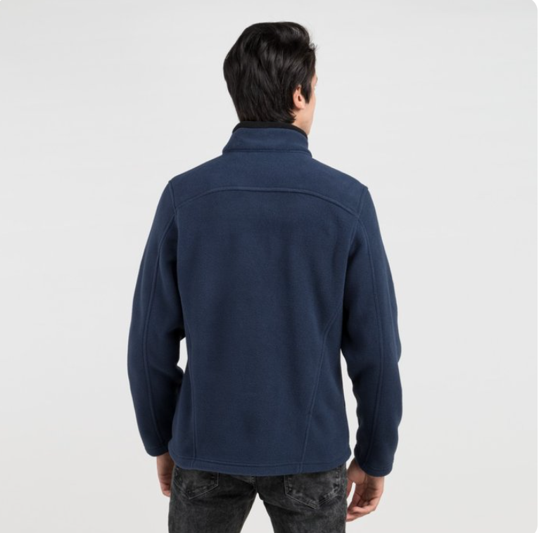 Eddie Bauer® Full-Zip Fleece Jacket – Cozy Warmth, Everyday Adventure