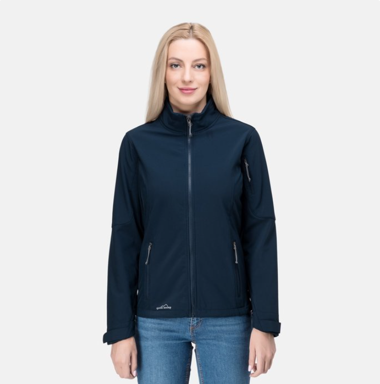 Eddie Bauer® Ladies Soft Shell Jacket – Sleek Style, Superior Weather Protection