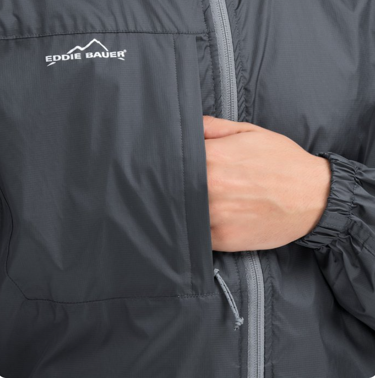 Eddie Bauer® Packable Wind Jacket – Lightweight, Weather-Ready Protection